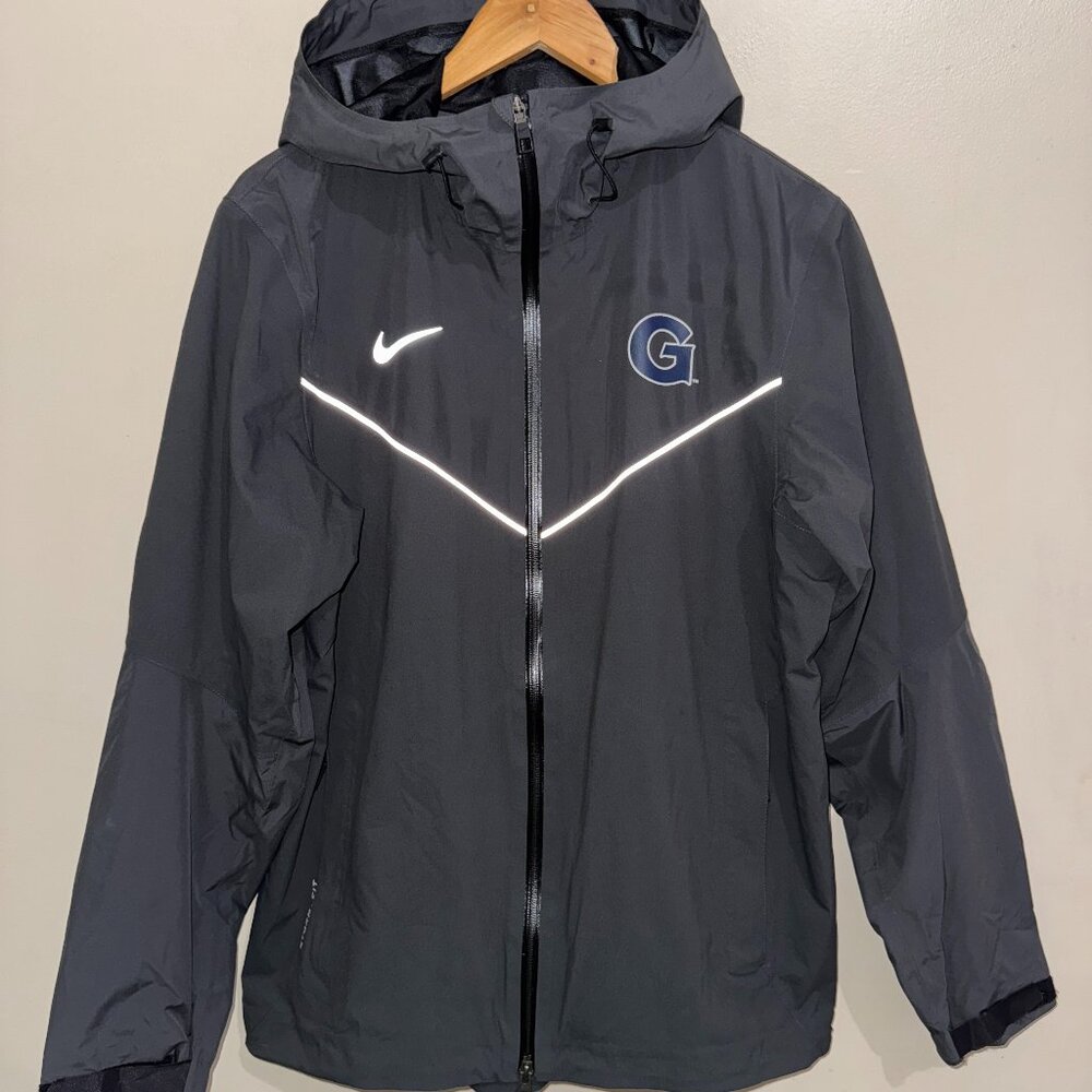 Nike Georgetown Hoyas Team Issue PE Rain Storm-Fit Jacket Windbreaker Men's M